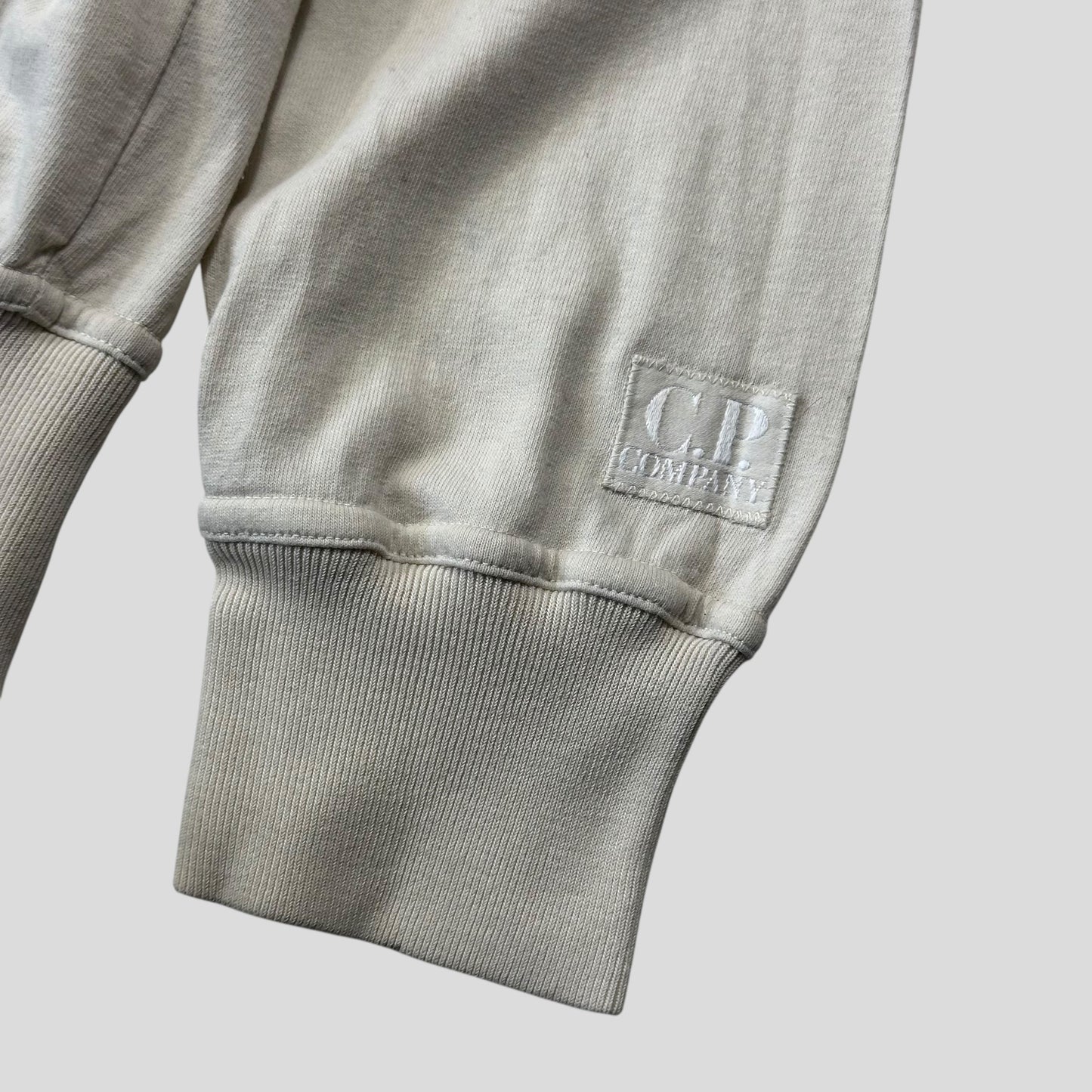 CP Company 2010 Multipocket Zip-up Cotton Logo Hoodie - M