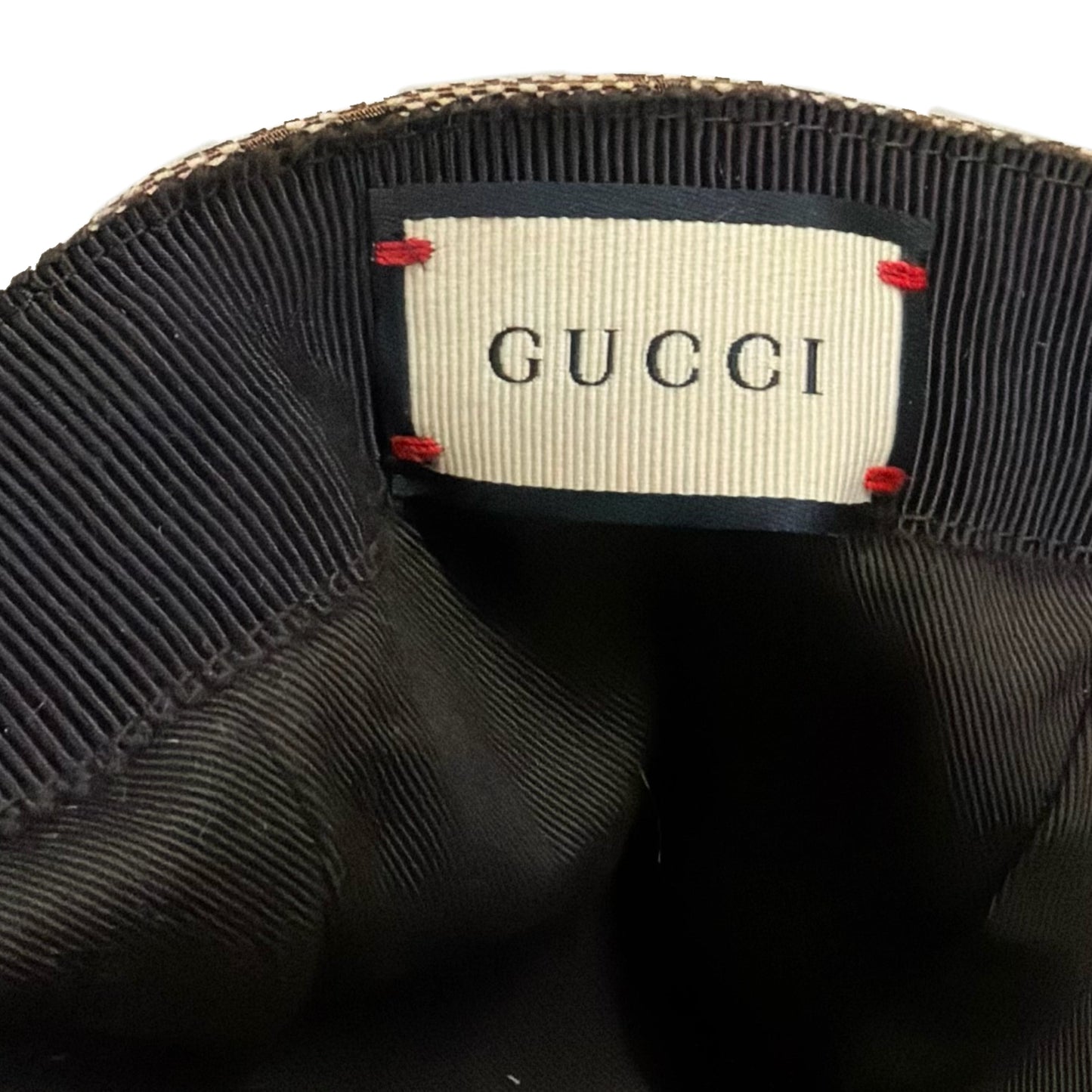 Gucci Monogram Cap In Tan (L) | O/S, Tan