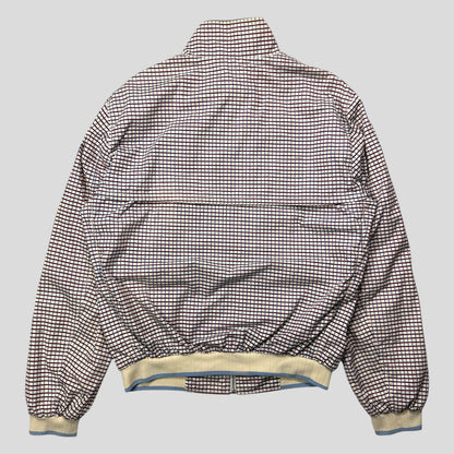 Prada SS08 Grid Checkered Multi Logo Bomber Jacket - IT52 (M/L)