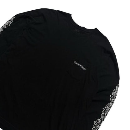 Chrome Hearts Eye Chart Dagger Long Sleeve | XXL, Black