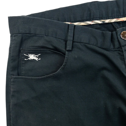 Vintage 2000s Burberry Golf Trousers Size W36 | W36, Black