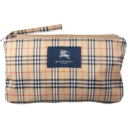 Vintage 2000s Burberry Nova Check Packable Q Zip Jacket Size L