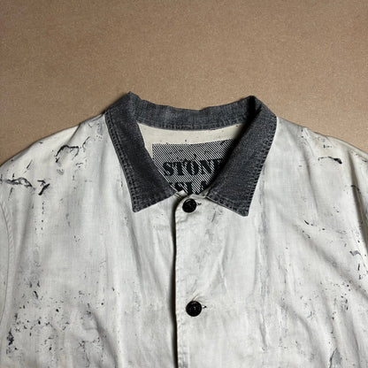 S/S 1985 Light Grey Raso Gommato Marina Rain Coat