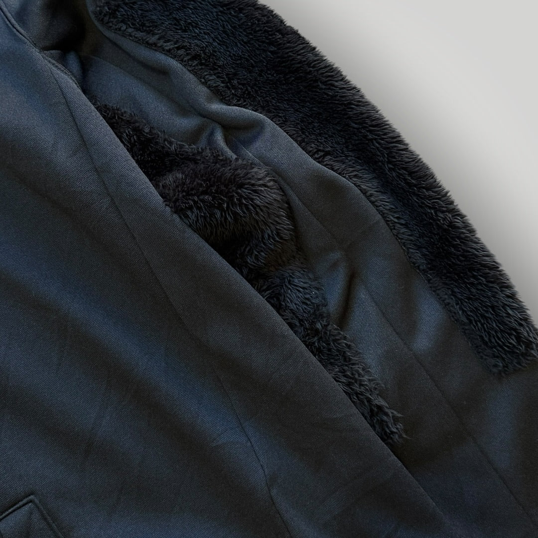 Comme des Garçons Homme Plus Asymmetrical Zip Up Hoodie L | O/S, Navy