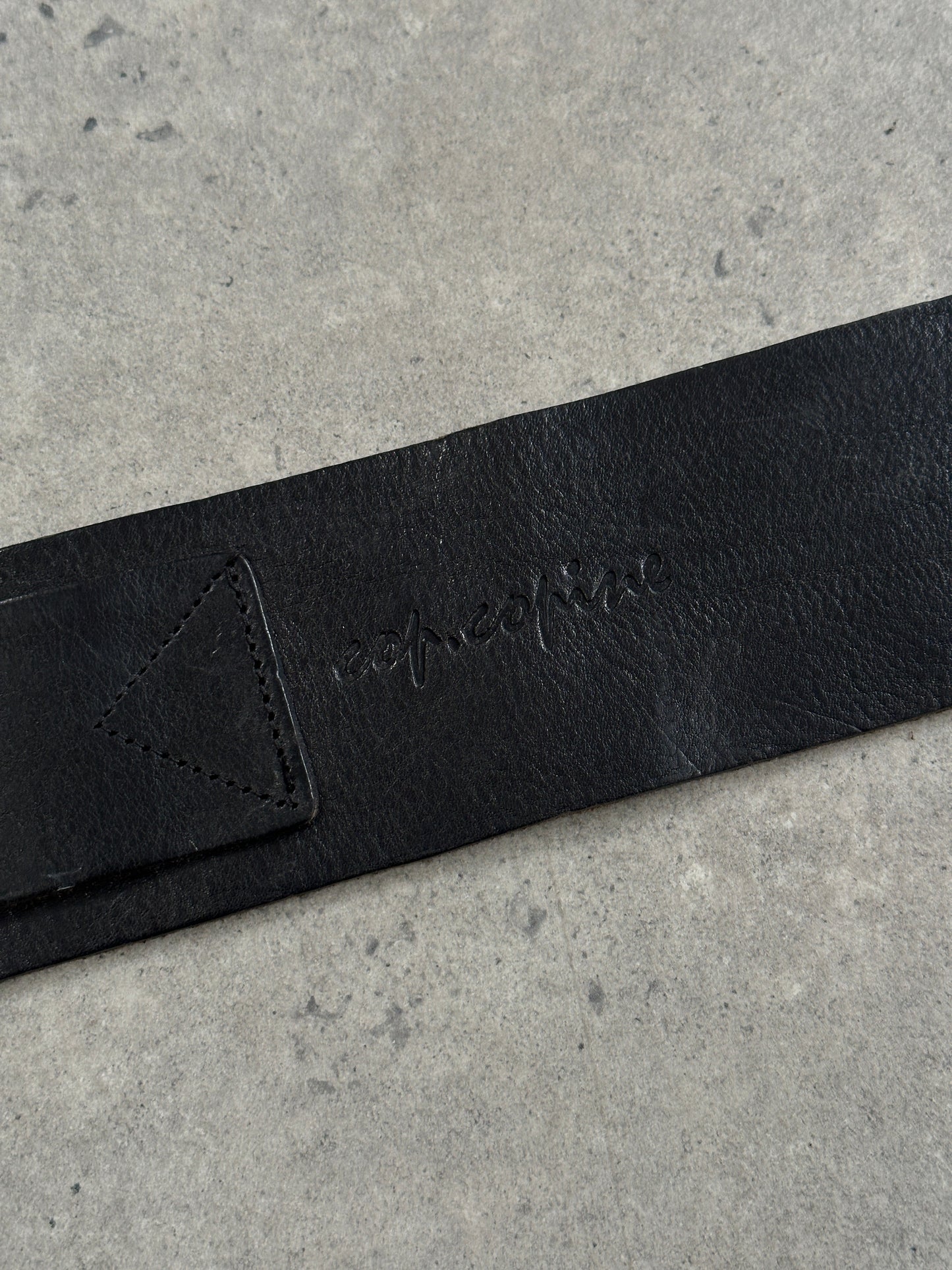 Cop Copine 1990s Chunky Leather Belt - W32-36
