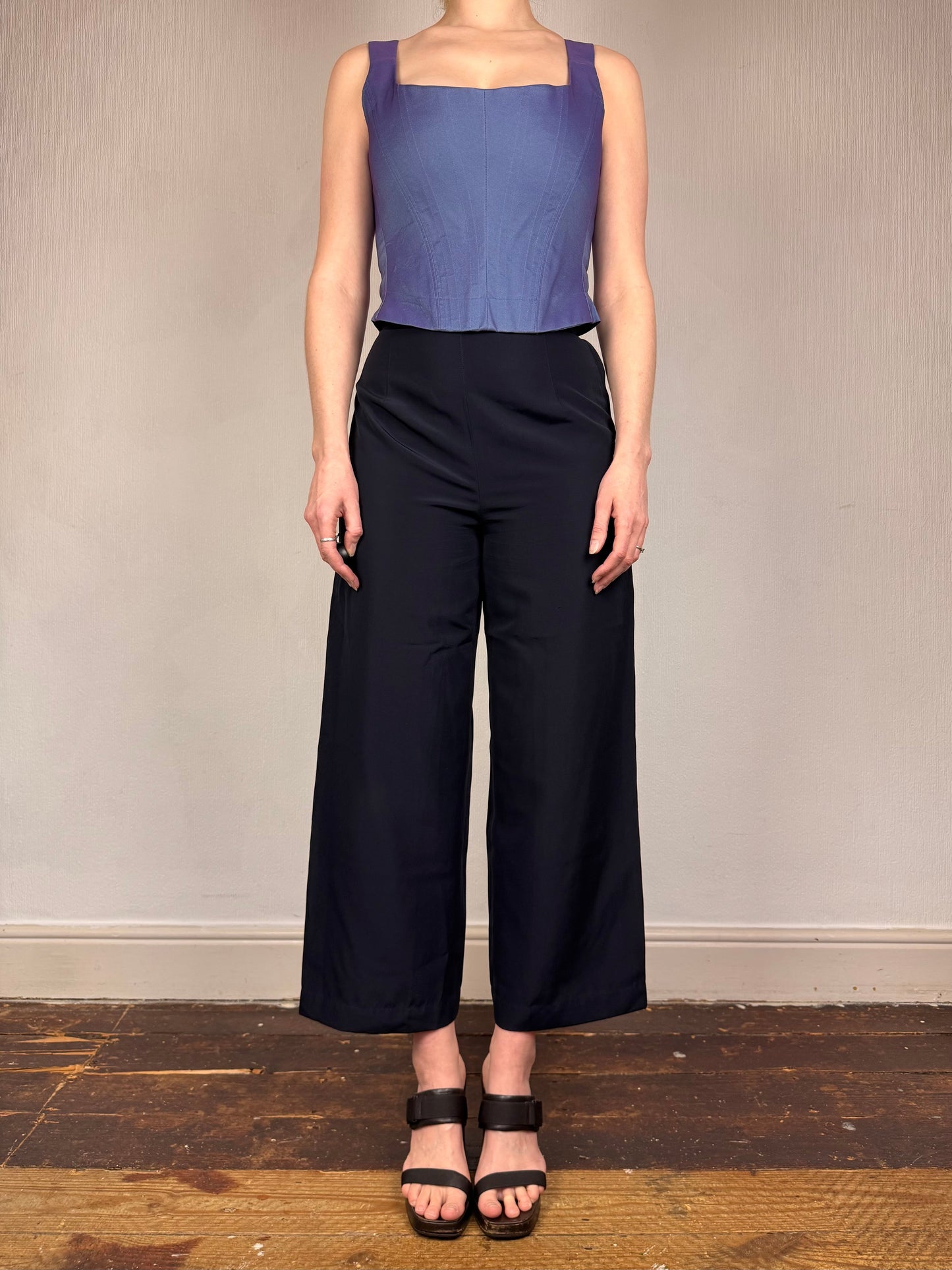 Comme des Garçons S/S 1988 trousers | Navy, Multicoloured