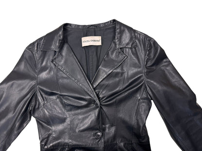 Dolce & Gabbana 1990s leather trench coat | Black, Black