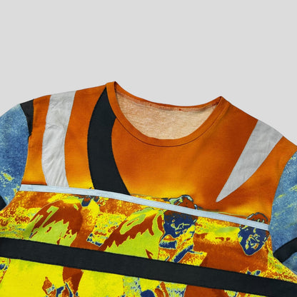 Prada Sport 00’s Thermal Heatmap Patchwork T-shirt - L (M) | Default Title, Multicolour