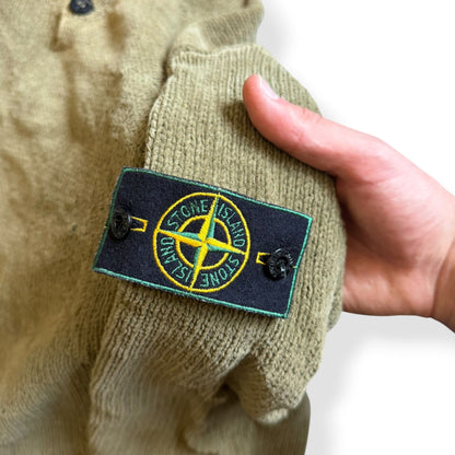 FW1998 Stone Island Chenille Knitted Jumper (L) | Large, Green