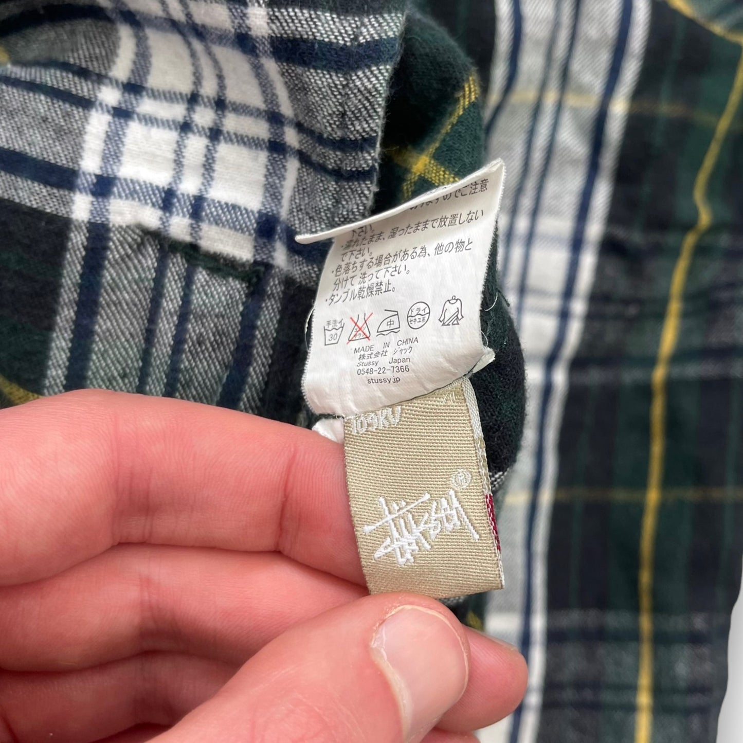 2000's Stussy Plaid Cotton Jacket (M) | Default Title, Multicoloured