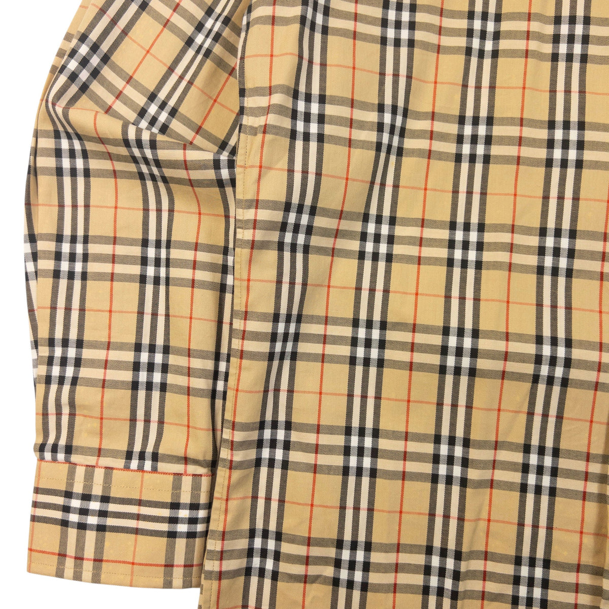Vintage 2000s Burberry Nova Check Long Sleeve Button Up Shirt Size S | Small, Beige