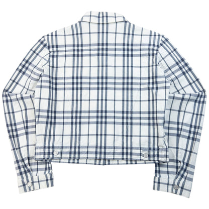Vintage 2000s Burberry Nova Check Jacket & Trousers Set Womens Size M | Medium, White, Navy