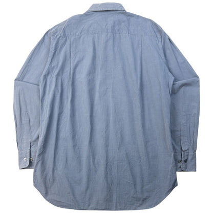 Vintage 90s Yohji Yamamoto D'Urban A.A.R Long Sleeve Button Up Shirt Size M | Medium, Grey