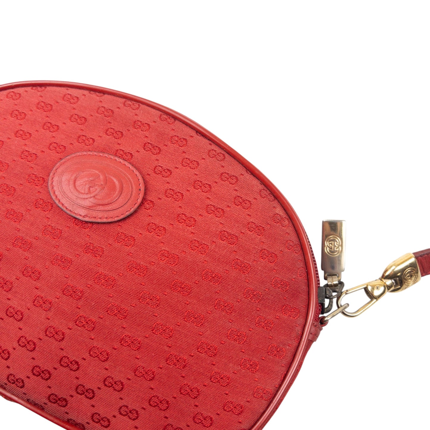 Vintage 80s Gucci Monogram Crossbody Bag | O/S, Gold