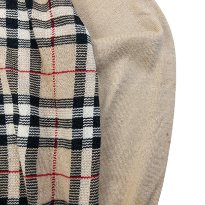 Vintage 90s Burberry Nova Check Jumper Size M | Medium, Beige