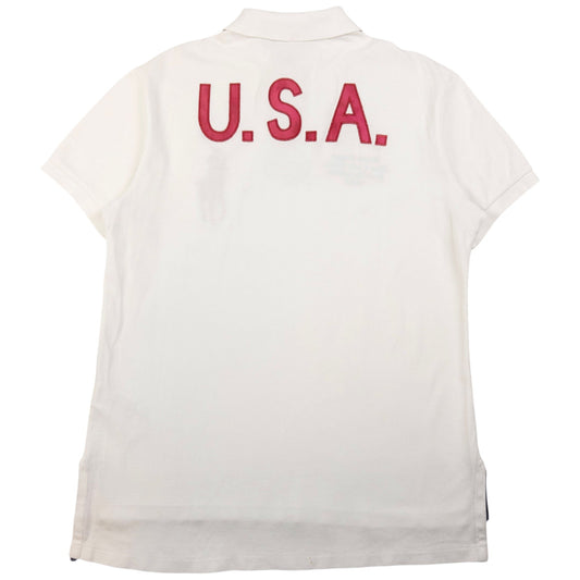 Vintage Polo Ralph Lauren USA Track & Field Championship Polo Shirt Size M