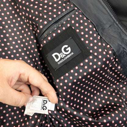 Vintage 2000s Dolce & Gabbana Zip Up Jacket Size S | Small, Black