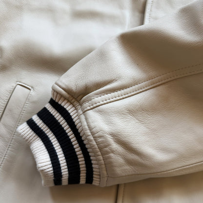 Avirex 'Speed Tigers' Leather Varsity Jacket - XL