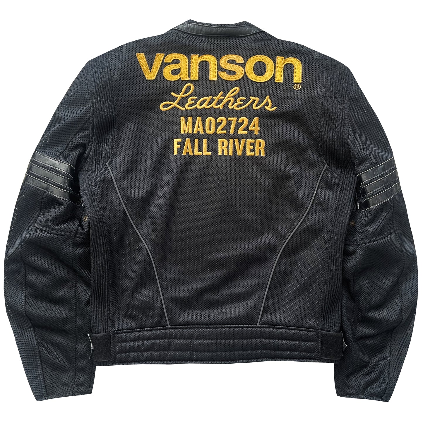 Vanson Leathers Motorcycle Mesh Racer Jacket - L