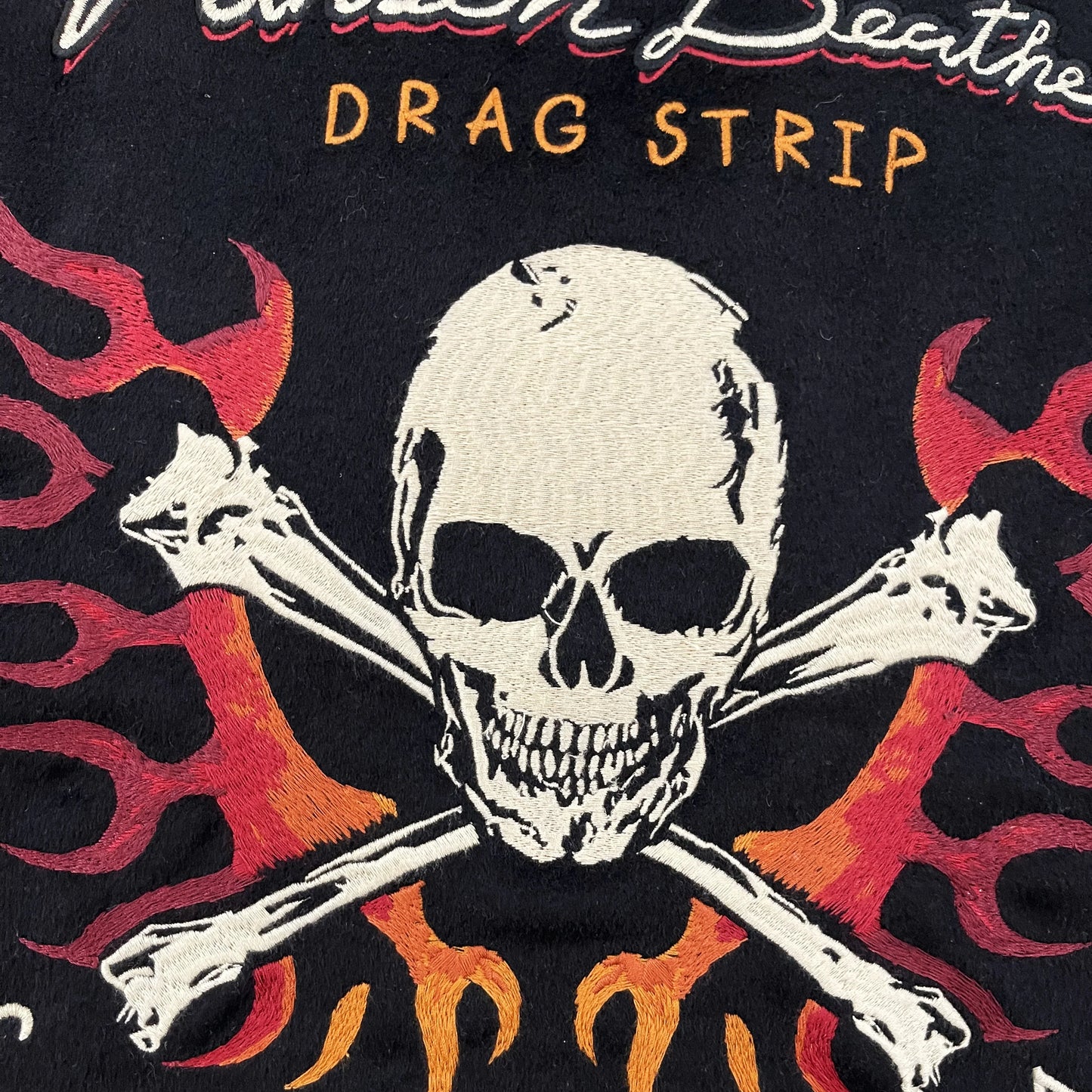 Vanson Leathers Wool Motorcycle Jacket - L