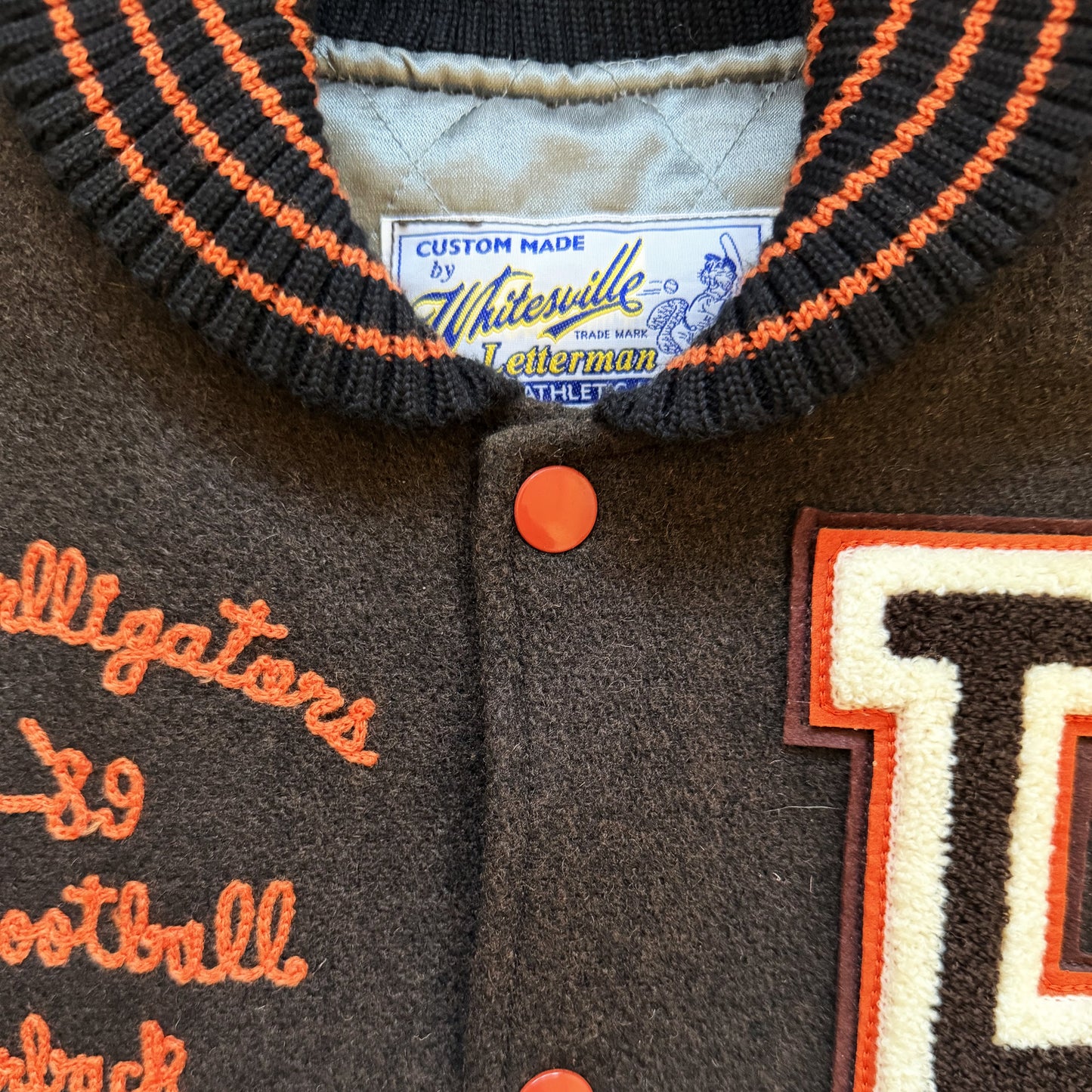 Whitesville 'Flying Alligators' Varsity Jacket - L