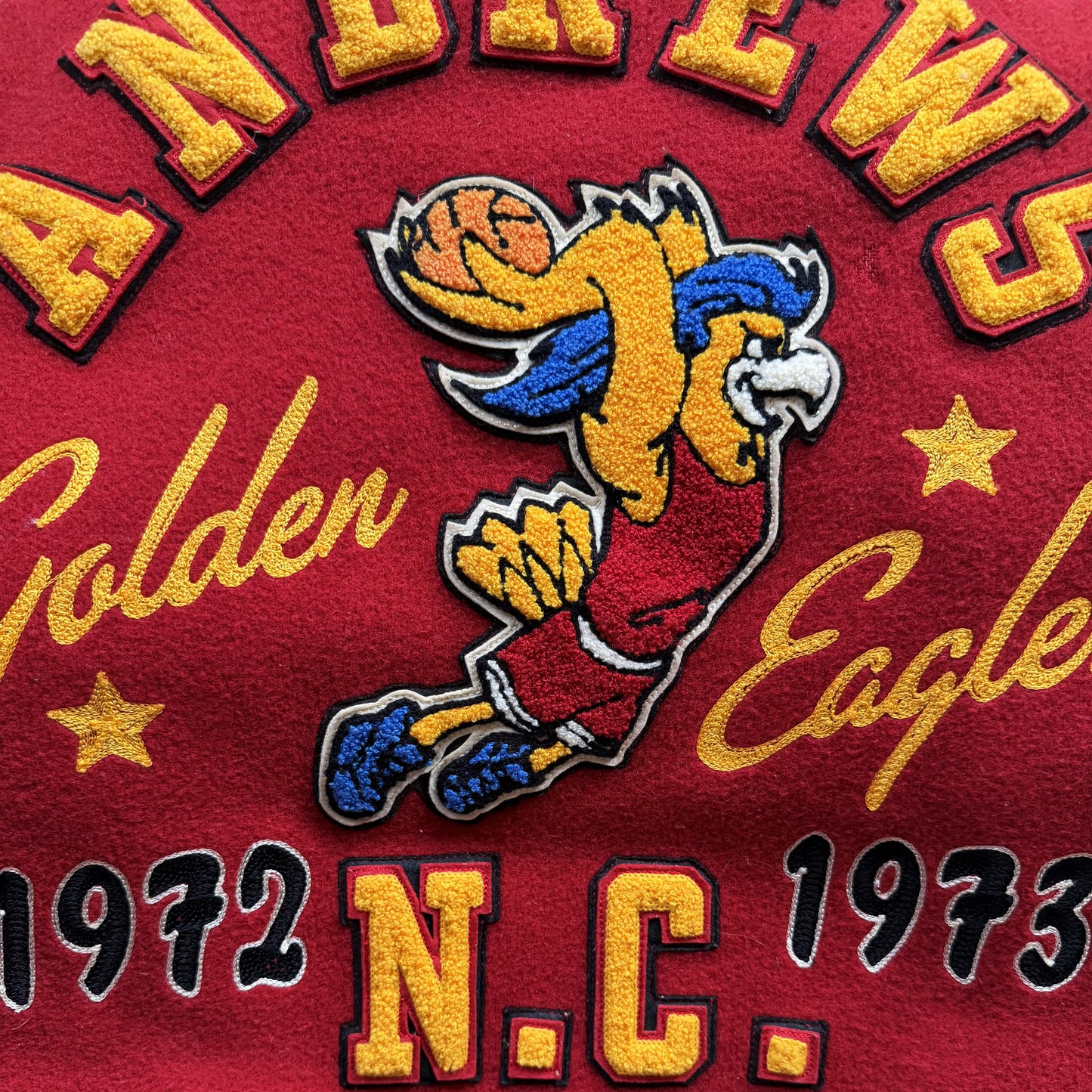 Whitesville 'Golden Eagles' Varsity Jacket - M