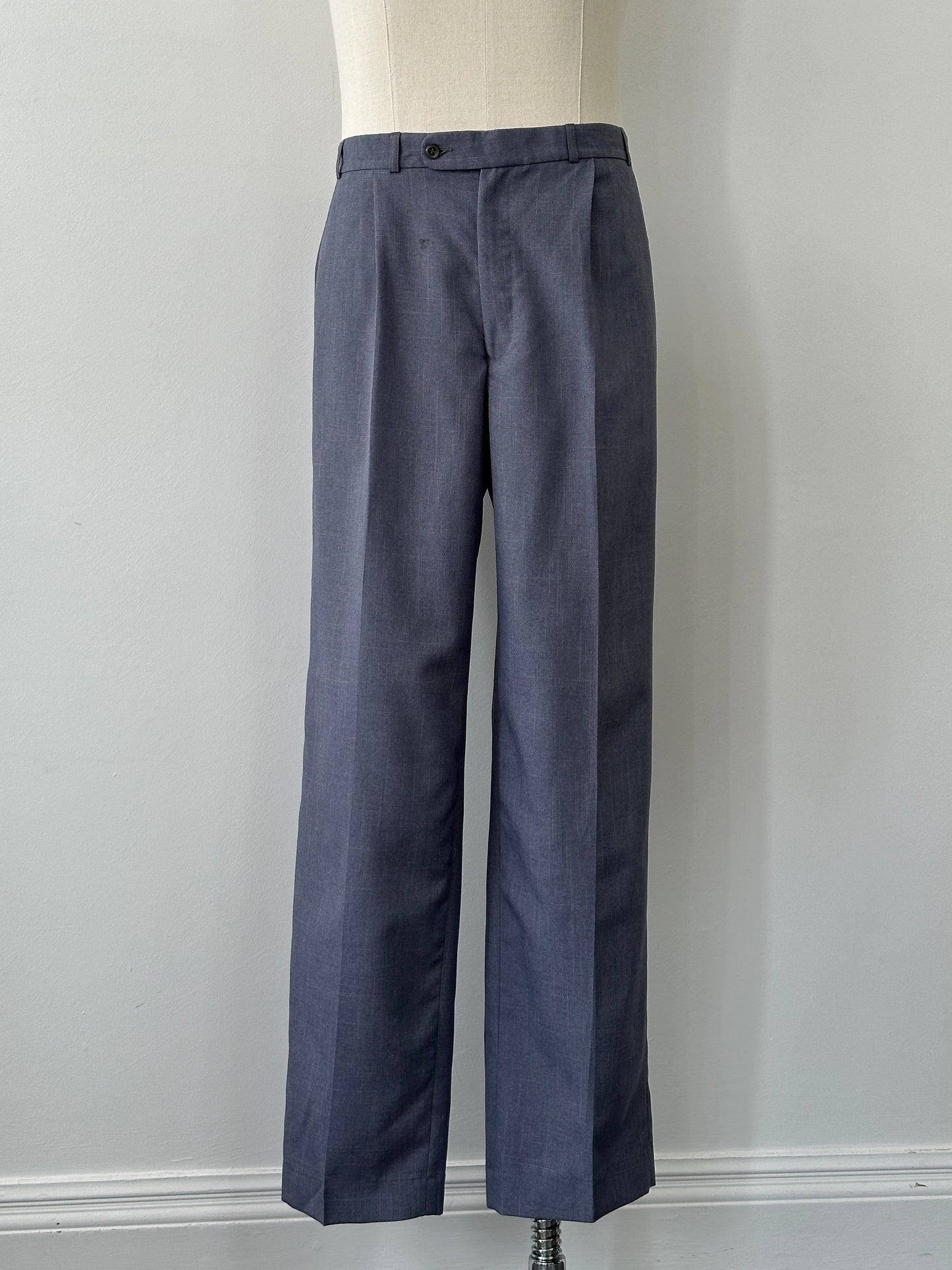Vintage 1990s Straight Leg High Waisted Trousers - W32