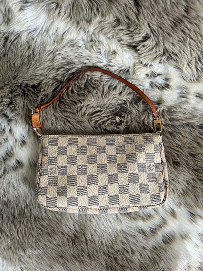 2009 Louis Vuitton Damier Azur Pochette Bag | O/S, Multicoloured