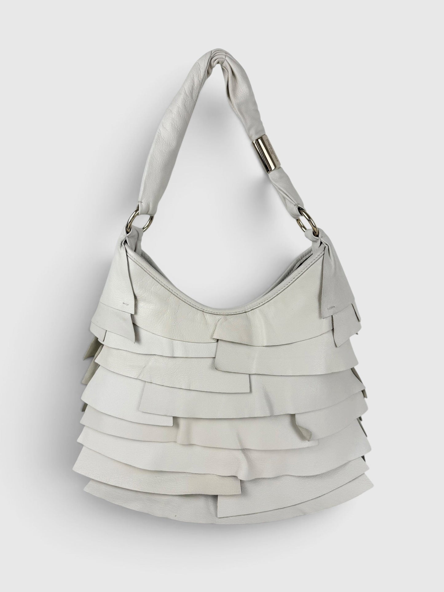 2000s YSL Saint Tropez Handbag | O/S, Cream