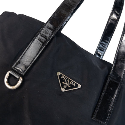 Vintage 2000s Prada Shoulder Bag | O/S, Black