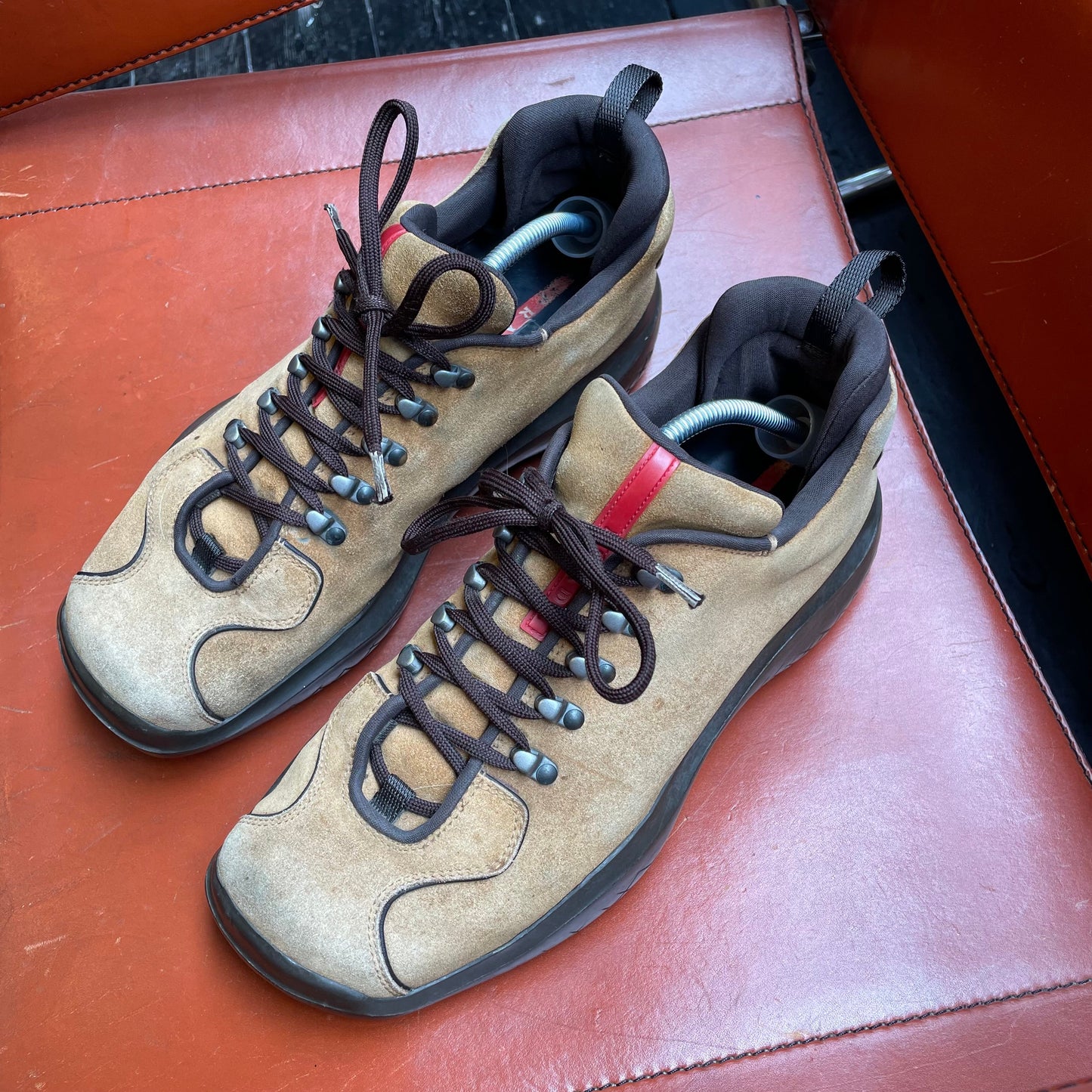 Prada Sport Brown FW99 Low Vibram Boot | Large, Brown
