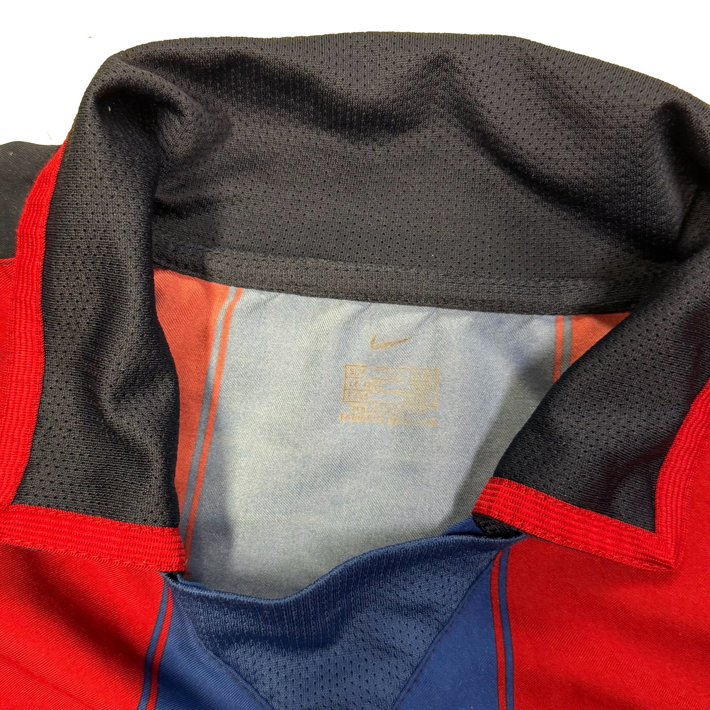Nike Barcelona 2003/04 Shirt (L) | Red, Red, Blue