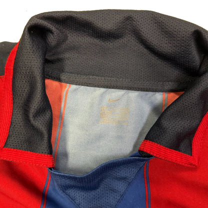 Nike Barcelona 2003/04 Shirt (L) | Red, Red, Blue