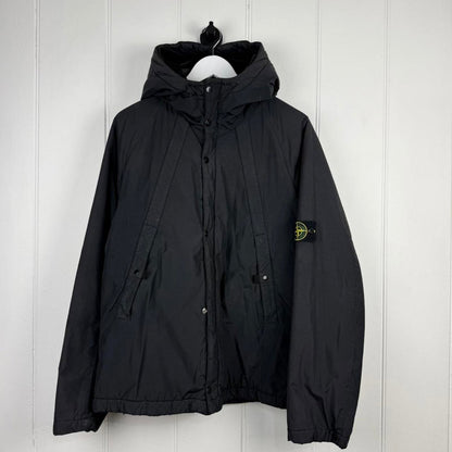 Stone Island Quilted Hooded Jacket (L) | Large, Black