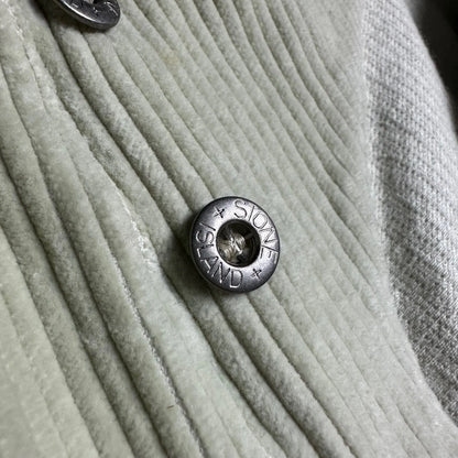 80s Cream Jumbo Corduroy Racing Pants