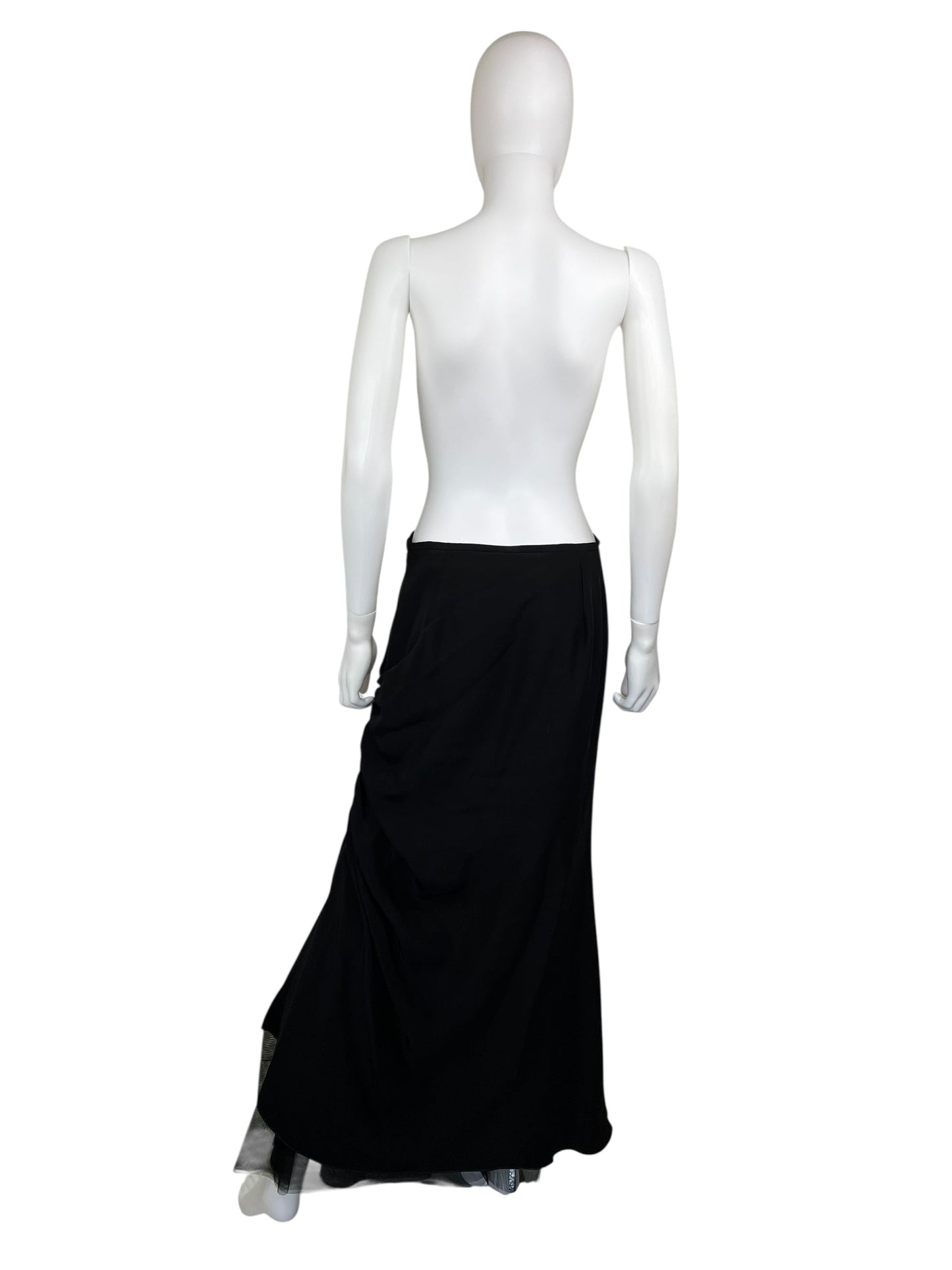Armani Collezioni 2008 tulle maxi skirt | Black, Black