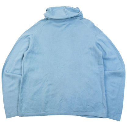 Vintage 90s Yohji Yamamoto Wool Turtleneck Jumper Size M | Medium, Blue