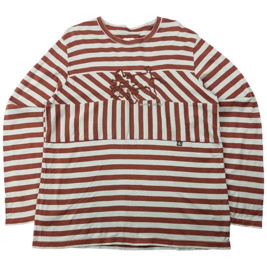 Vintage 90s Hai Sporting Gear By Issey Miyake Striped Long Sleeve T Shirt Size S | Small, Multicoloured
