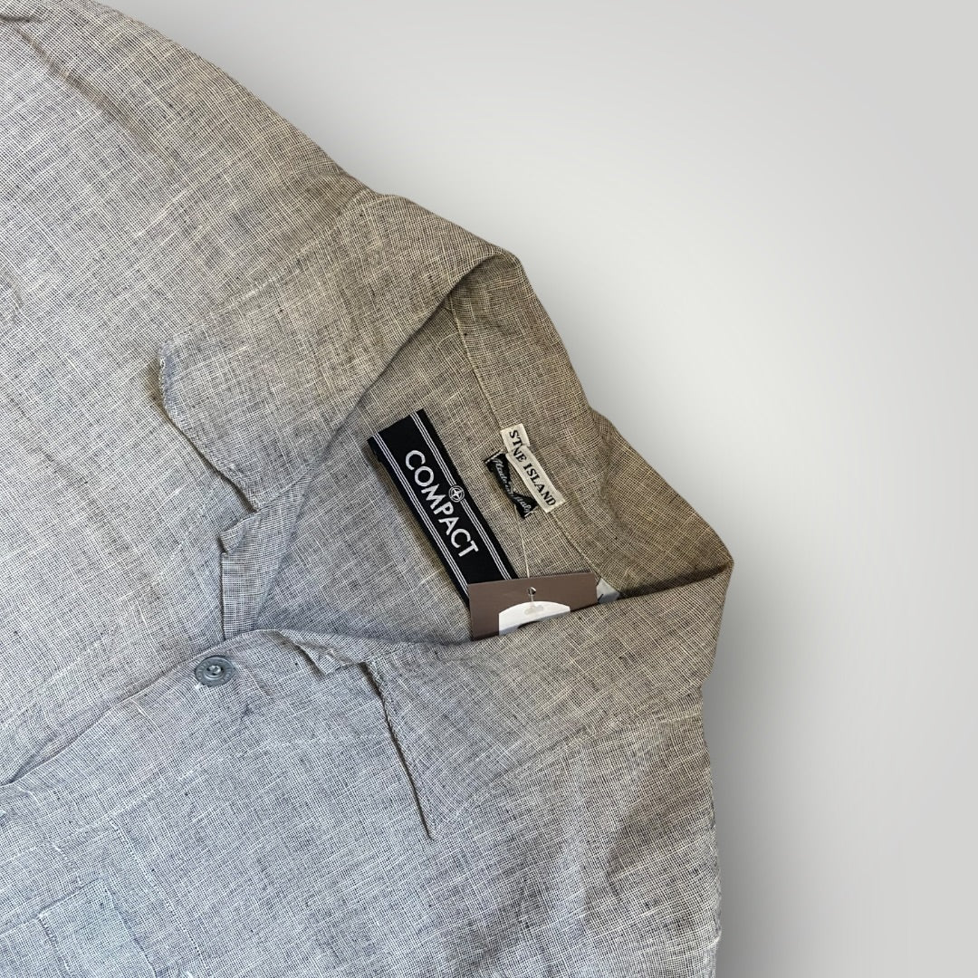 Stone Island SS/03 Compact Speccio Linen Shirt L