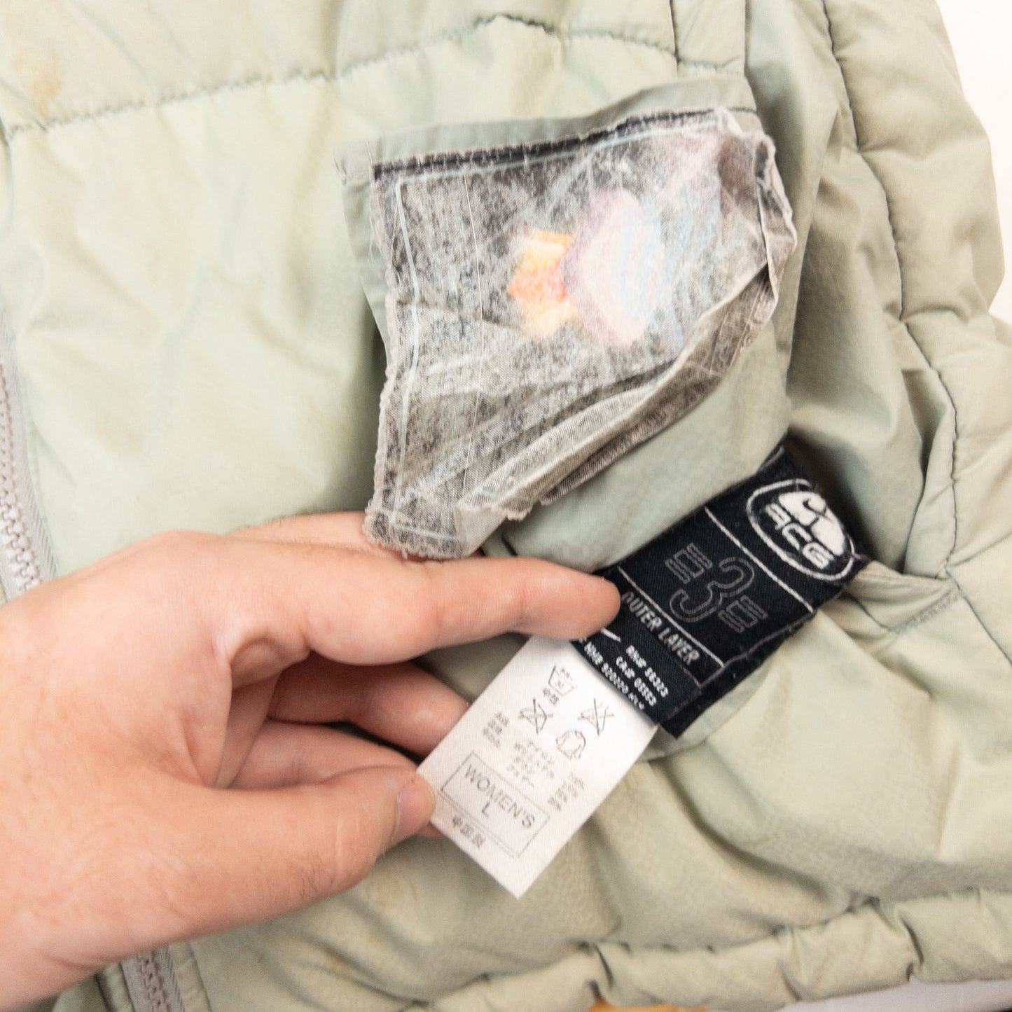 Vintage Nike ACG Reversible Puffer Jacket Womens Size L