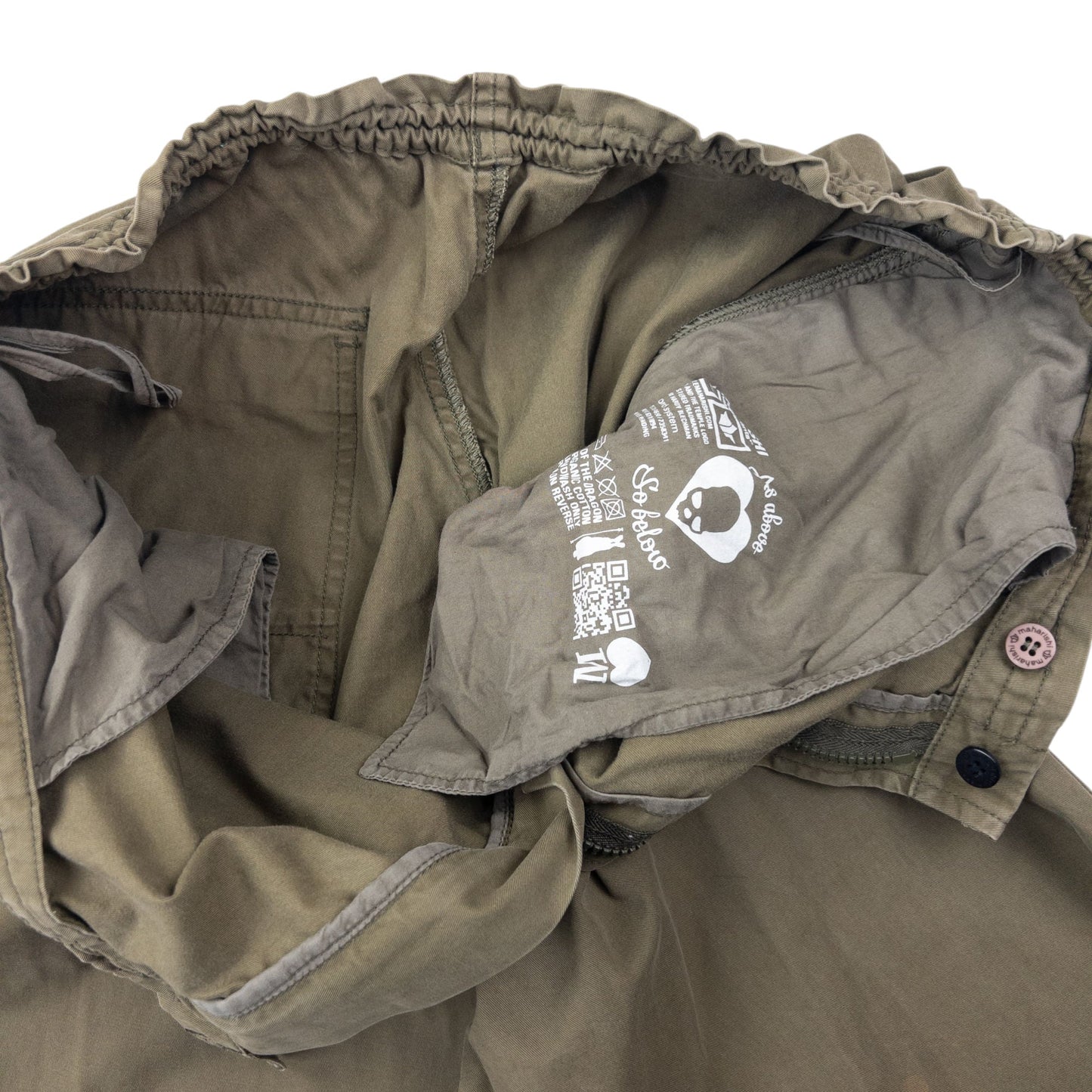 Vintage Maharishi Skull Roll Up Trousers Size M