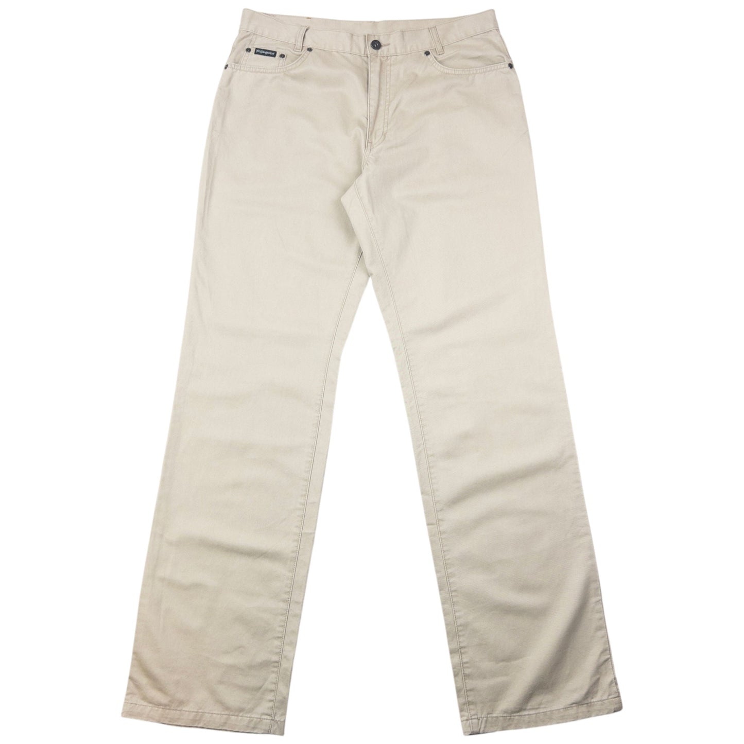 Vintage 2000s YSL Yves Saint Laurent Embroidered Chino Trousers Size W34