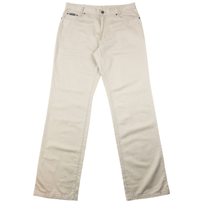 Vintage 2000s YSL Yves Saint Laurent Embroidered Chino Trousers Size W34