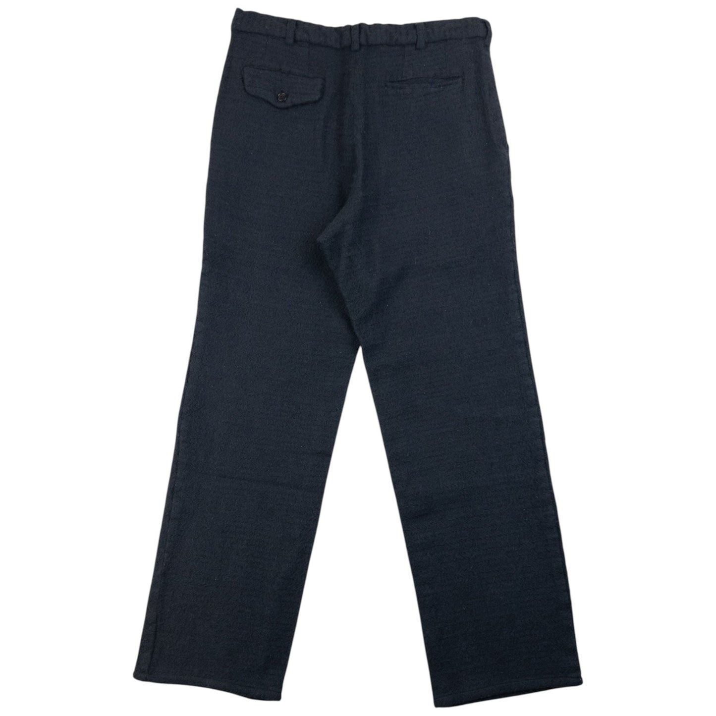 Vintage 2002 Comme Des Garçons HOMME Wool Trousers Size W30 | W30, Black