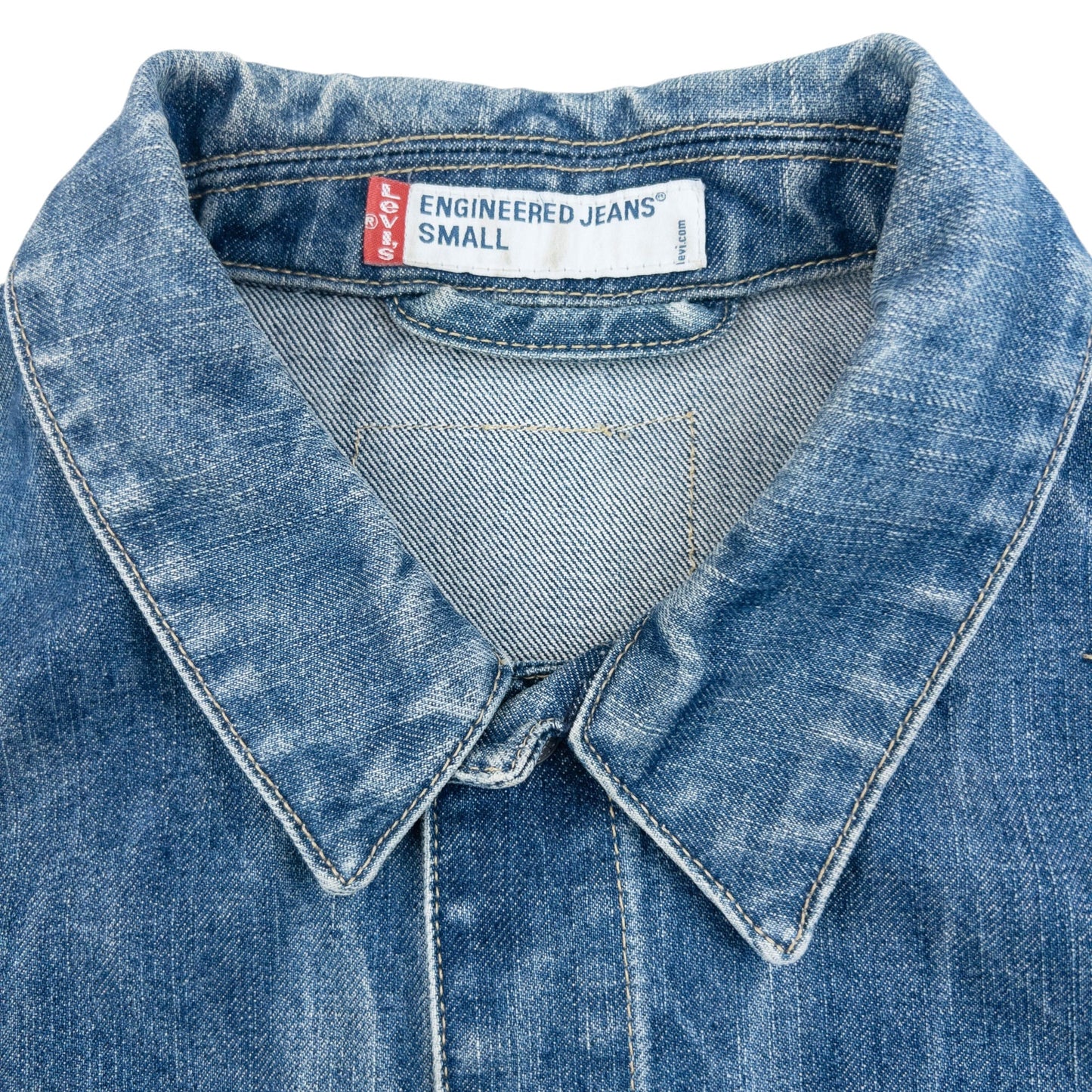 Vintage 2000s Levi's Engineered Garments Denim Jacket Womens Size S | Small, Blue