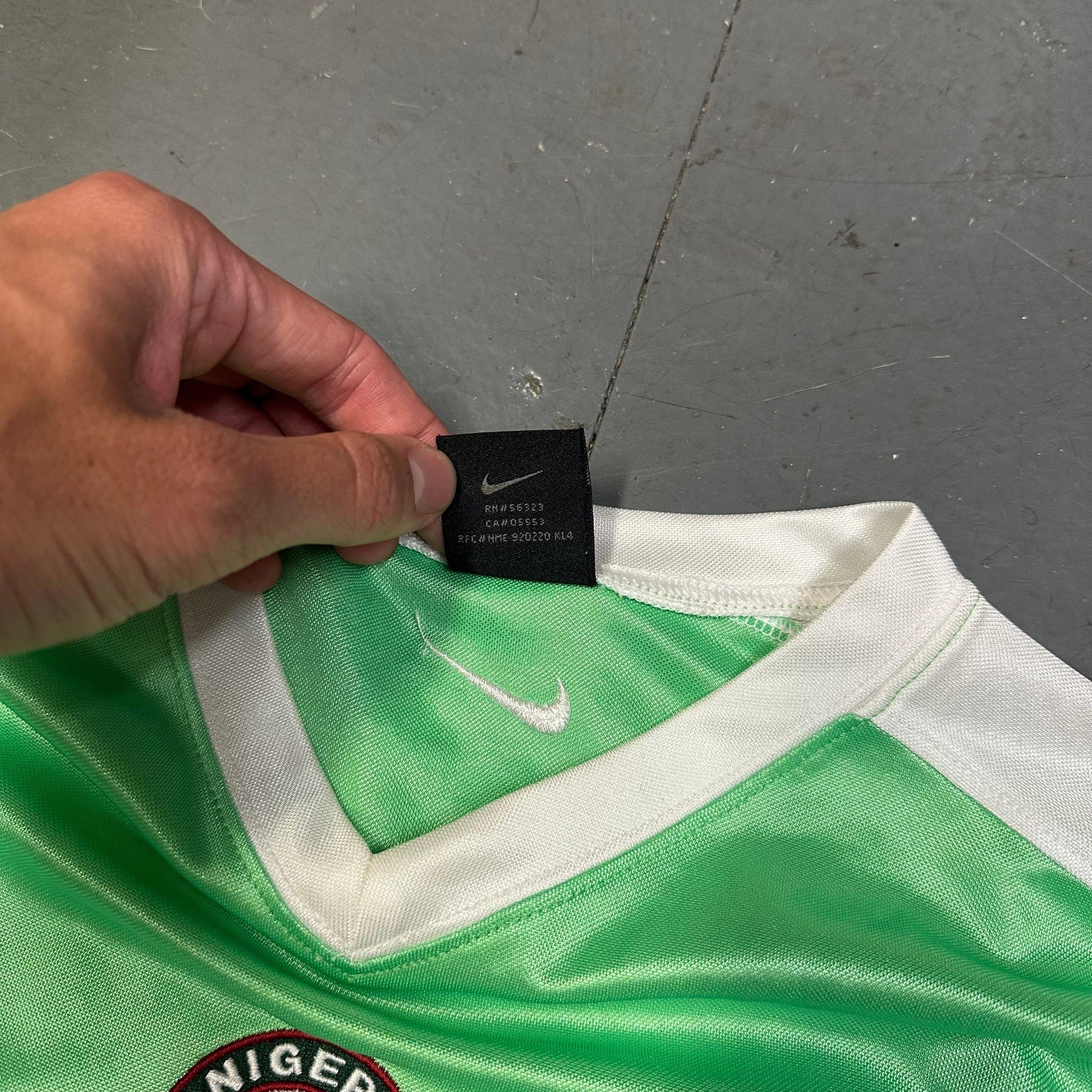 Nike Nigeria 2002 Shirt In Green ( M ) - 1036 Emporium