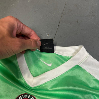 Nike Nigeria 2002 Shirt In Green ( M ) - 1036 Emporium