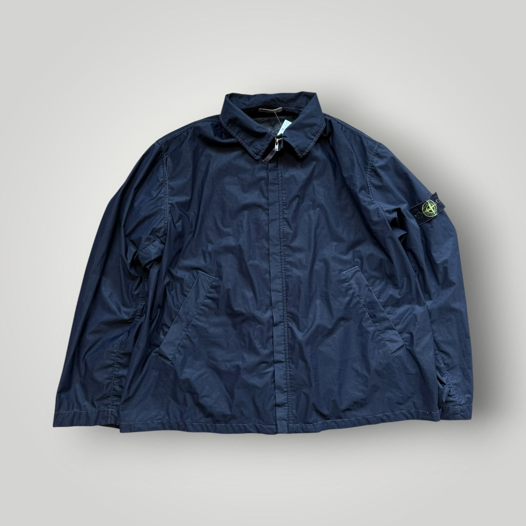 SS/03 Stone Island Coagulated Nylon Harrington Jacket XXL | O/S, Navy