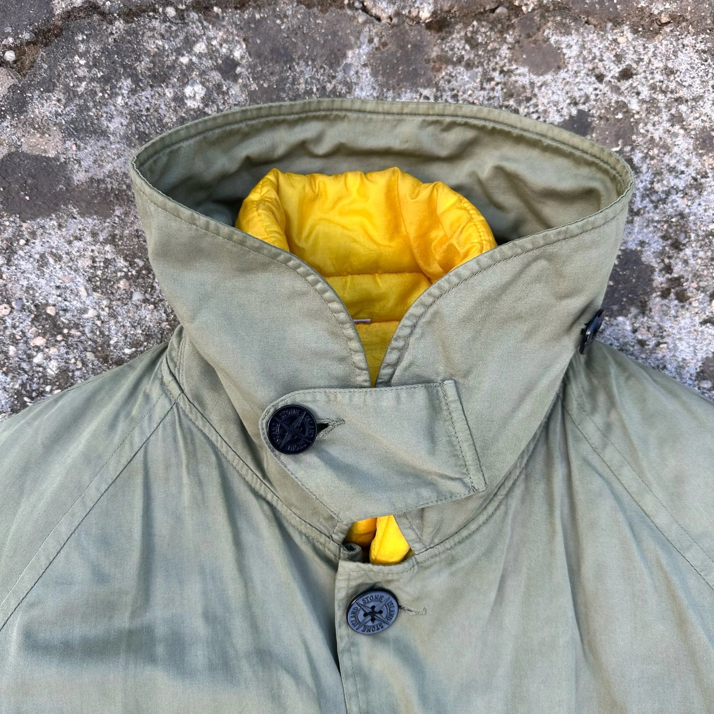 A/W 1985 Raso Gommato Dual Layer Trench Coat