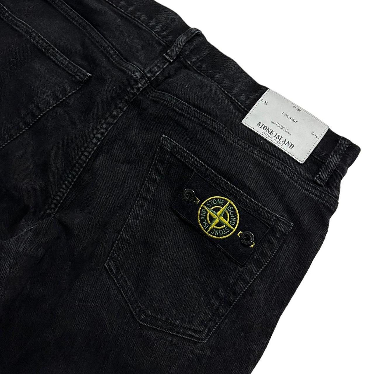 Stone Island Skinny Black Denim Jeans